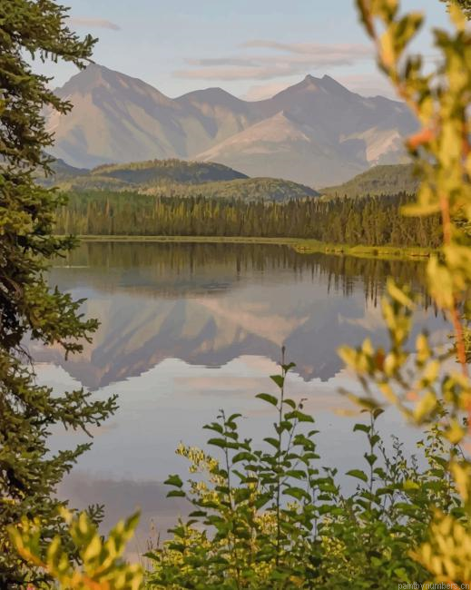 Alaska Nature Landscape Painting By Numberss.png