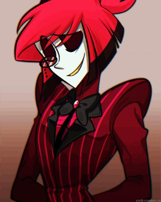 Alastor Hazbin Hotel Animated Serie Painting By Numberss.png