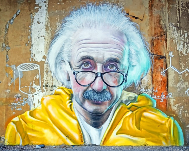 Albert Einstein Graffiti Painting By Numberss.png