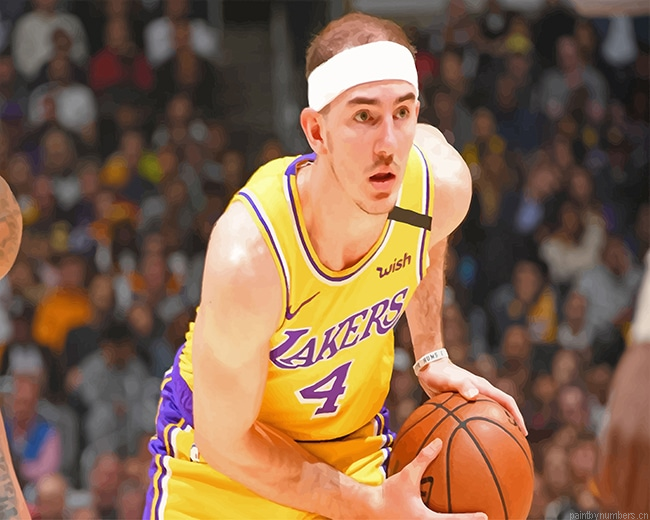 Alex Caruso Lakers Basketball Painting By Numbers.png