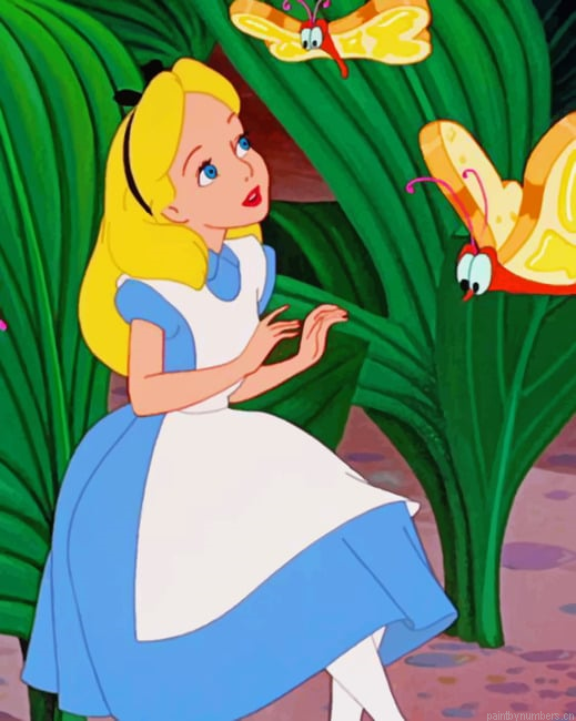 Alice In Wonderland Animation Painting By Numberss.png