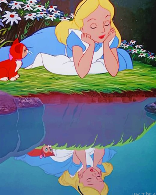 Alice In Wonderland Reflection Animations Painting By Numberss.png