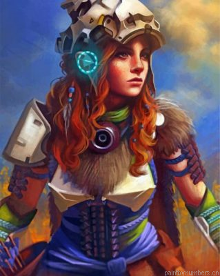 Aloy Horizon Zero Dawn Painting By Numbers.png