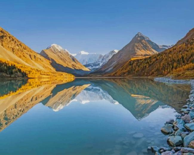 Altai Mountains Landscapes Painting By Numberss.png