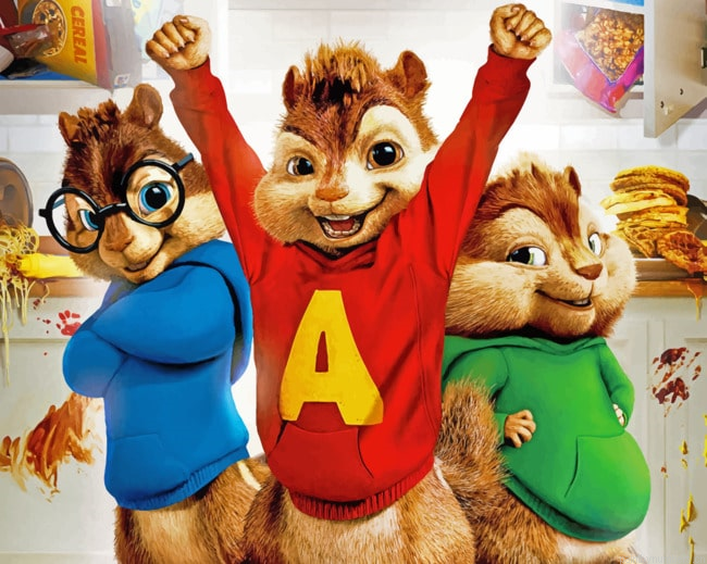 Alvin And The Chipmunks Animation Painting By Numbers.png