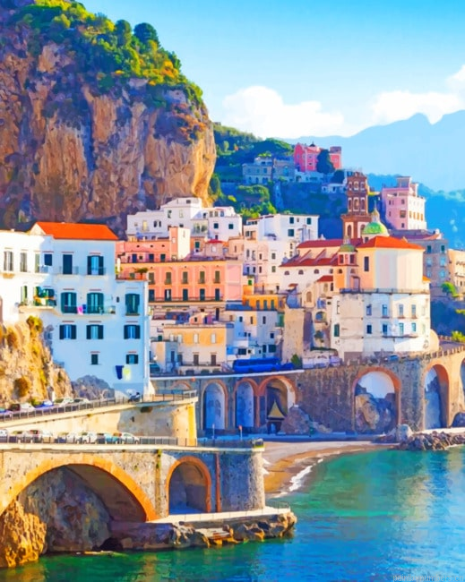 Amalfi Coast Italy Painting By Numberss.png