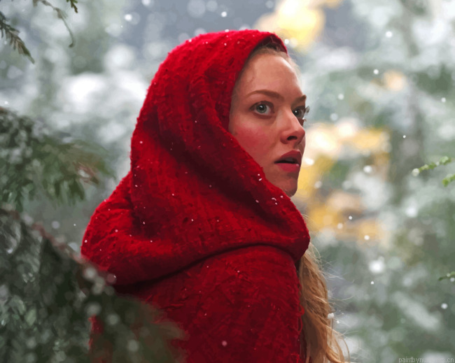 Amanda Seyfried In Red Riding Hood Movies Painting By Numberss.png