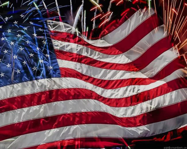 America Flag Painting By Numbers.png