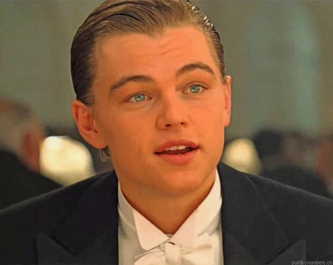 American Actor Leonardo Dicaprio Painting By Numberss.png