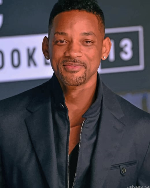 American Actor Will Smith Painting By Numberss.png