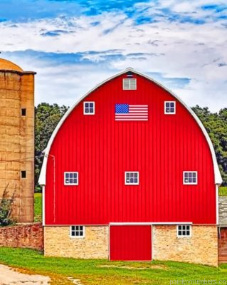 American Flag Outdoor Painting By Numbers.png