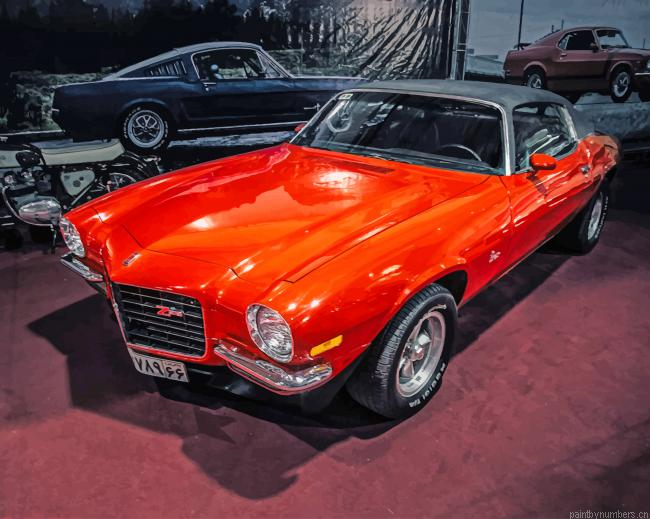 American Old Car Painting By Numberss.png