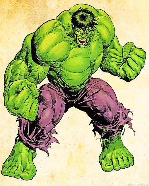 Angry Hulk Animation Painting By Numbers.png