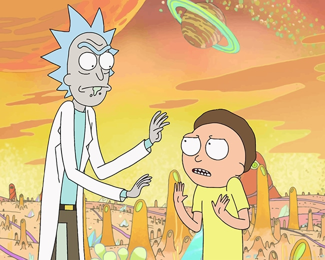Angry Rick And Morty Animations Painting By Numberss.png