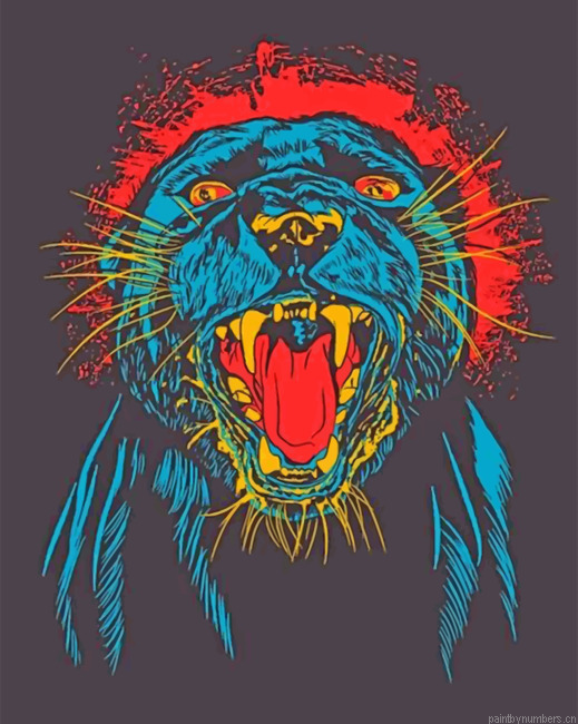 Angry Tiger Painting By Numbers.png