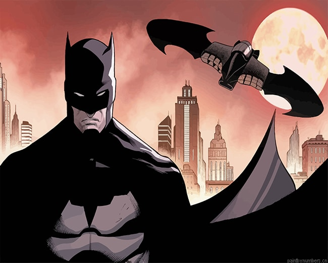 Animated Batman Painting By Numberss.png