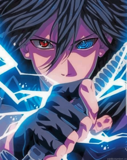 Anime Boy Painting By Numbers.png