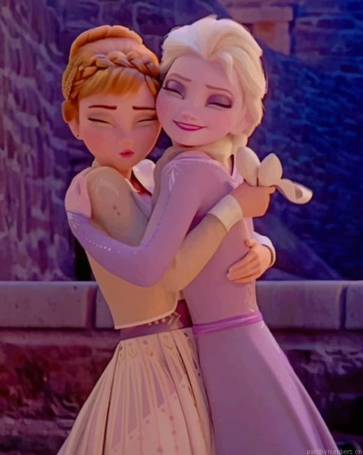 Anna And Elsa Animations Painting By Numberss.png