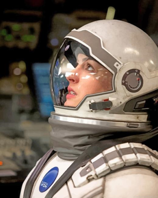 Anne Hathaway Interstellar Movies Painting By Numbers.png