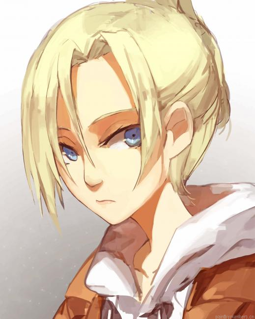 Annie Leonhart Attack On Titan Painting By Numberss.png