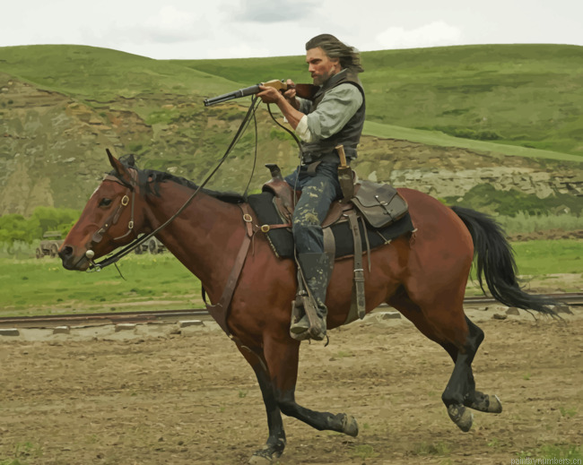 Anson Mount On Horse Actors Painting By Numberss.png