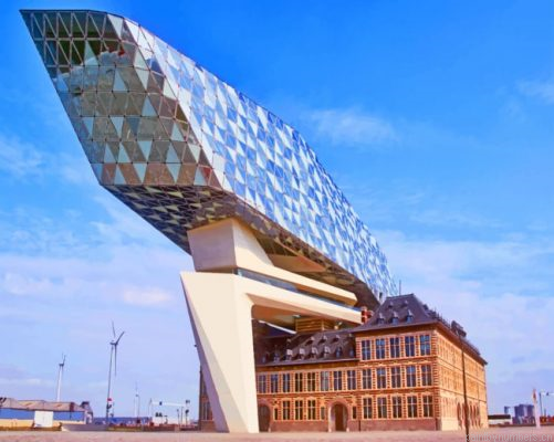 Antwerp Port House Painting By Numberss.png
