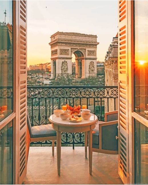 Arc De Triomphe France Cities Painting By Numberss.png