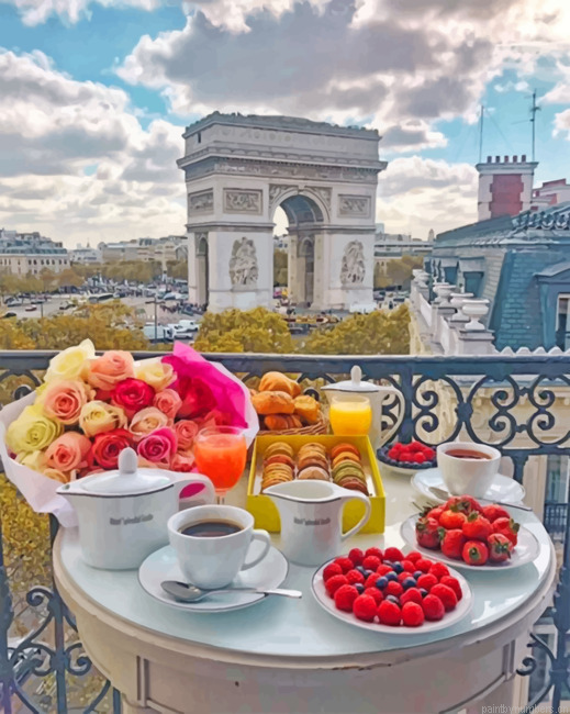 Arc De Triomphe Paris Painting By Numberss.png