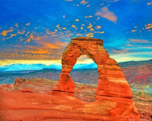 Arches National Park Landscape Painting By Numbers.png