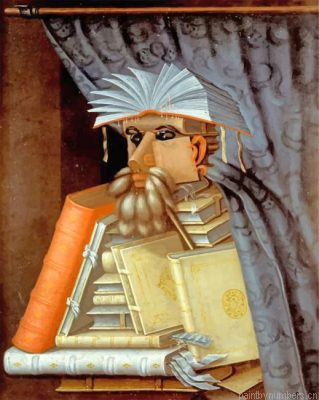 Arcimboldo Books Art Painting By Numberss.png