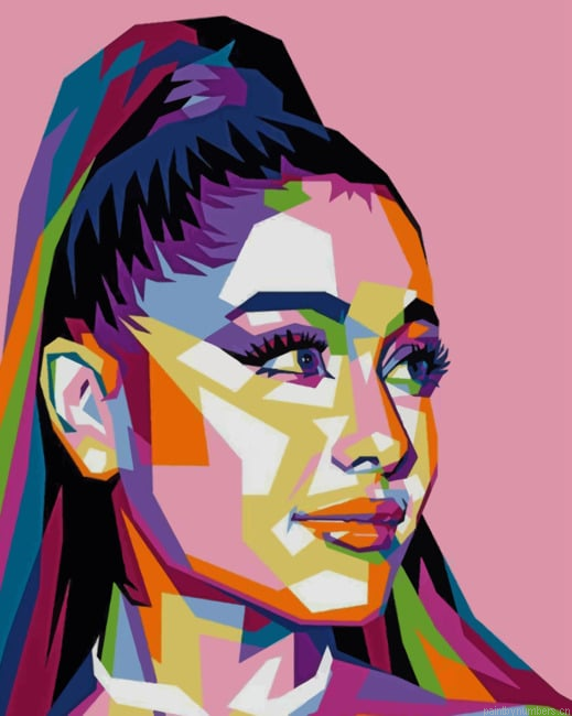 Ariana Grande Pop Art Singers Painting By Numberss.png