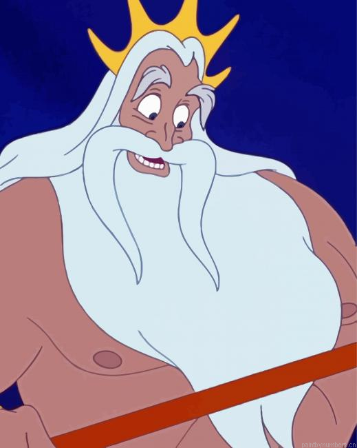 Ariel Father King Triton Painting By Numberss.png