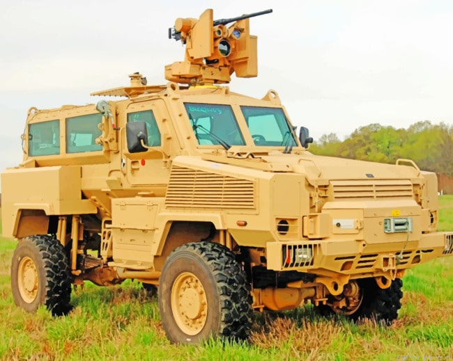 Armored Rg 33 War Jeep Painting By Numberss.png