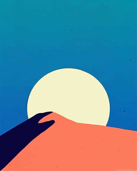 Art Moon Desert Illustrations Painting By Numbers.png