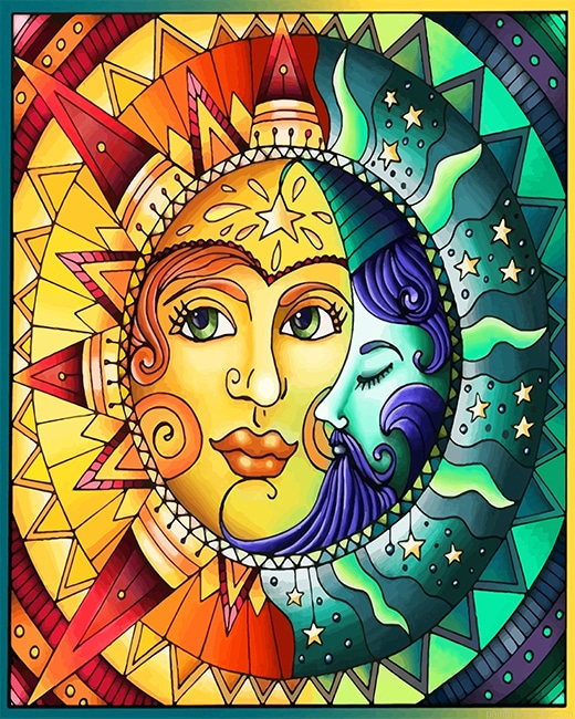 Art Sun And Moon Painting By Numbers.png