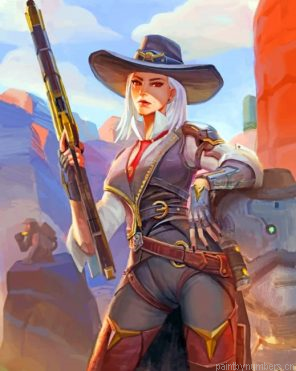 Ashe Overwatch Painting By Numbers.png