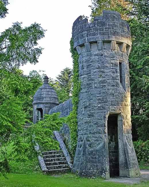 Ashford Castle Ruins Ireland Painting By Numberss.png