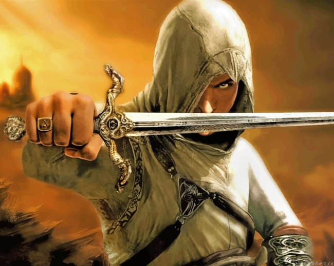 Assassin Creed Fantasy Warrior Games Painting By Numberss.png