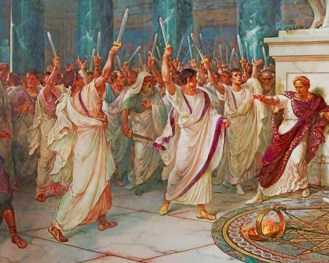 Assassination Of Julius Caesar Painting By Numbers.png