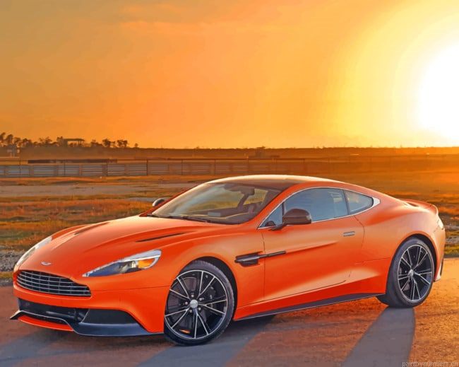 Aston Martin Vanquish Vehicle Cars Painting By Numberss.png