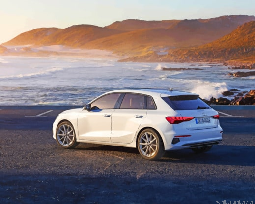 Audi Coast A3 Sportback Cars Painting By Numberss.png