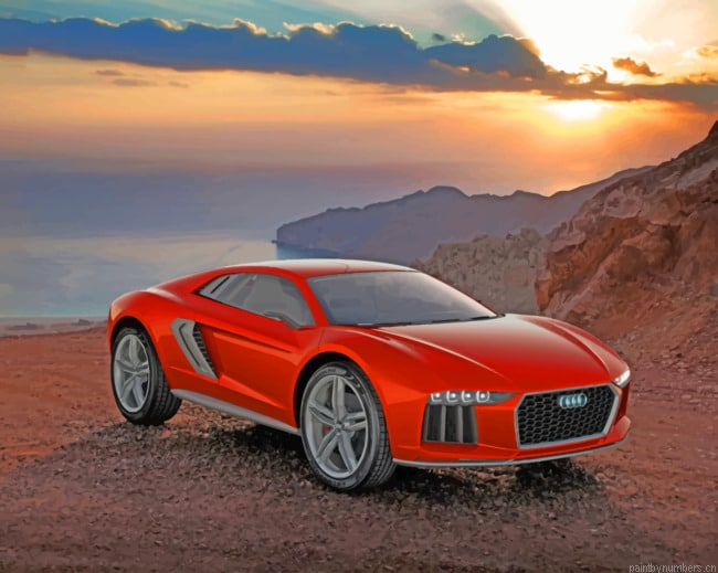 Audi Italdesign Giugiaro Cars Painting By Numberss.png