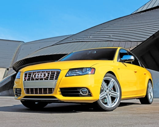 Audi Yellow Metallic Car Painting By Numberss.png