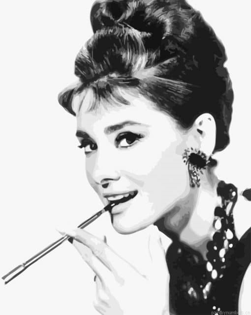 Audrey Hepburn Actors Painting By Numbers.png