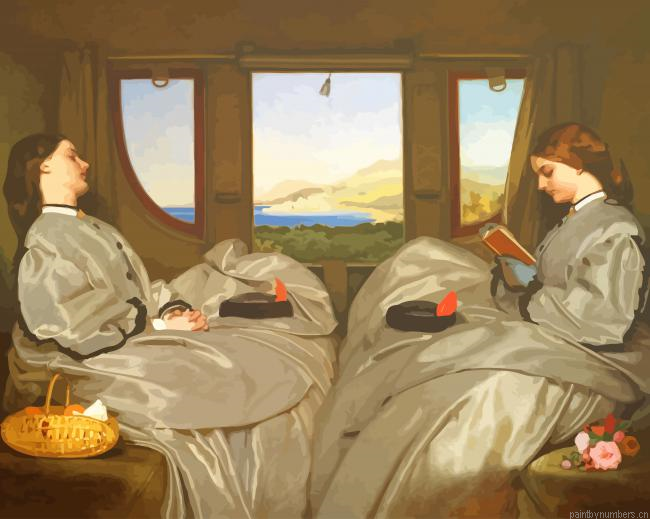 Augustus Egg The Travelling Companions Painting By Numberss.png