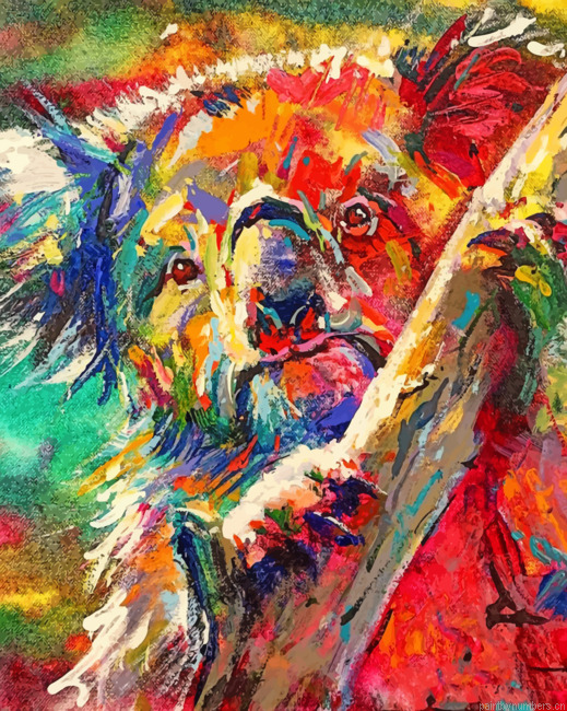 Australian Colorful Koala Painting By Numberss.png