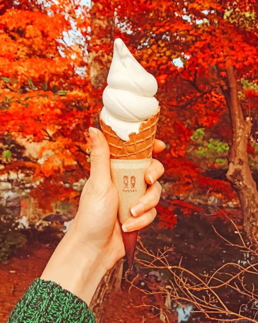 Autumn Ice Cream Painting By Numberss.png
