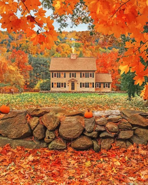 Autumn New England Landscapes Painting By Numberss.png