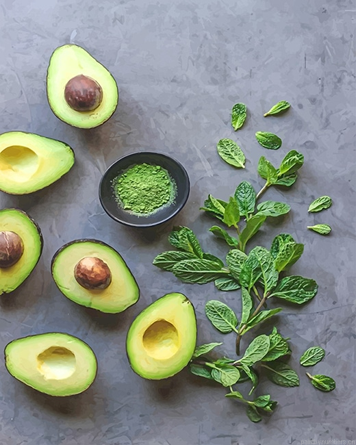 Avocado Fruit Food Painting By Numbers.png