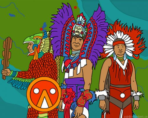 Aztec People Painting By Numbers.png